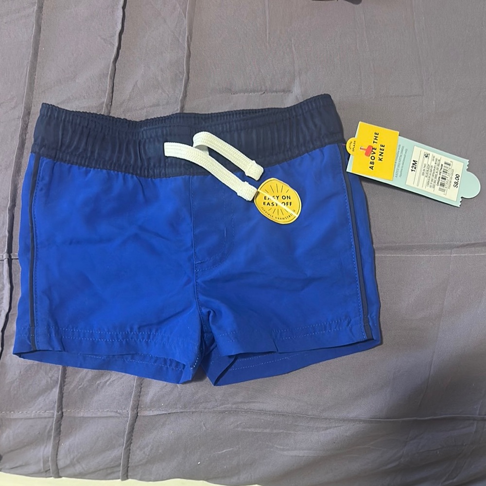 Kids Blue Swim Shorts